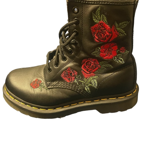 DR MARTENS 1460 Vonda Leather Lace Up Boots - Picture 5 of 10